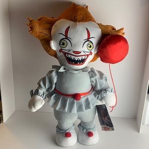 24” PennyWise Chapter 2 Halloween Clown Door Standing Stuffed Plush Doll NWT